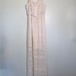 Chelsea & Violet Cream Lace Dress